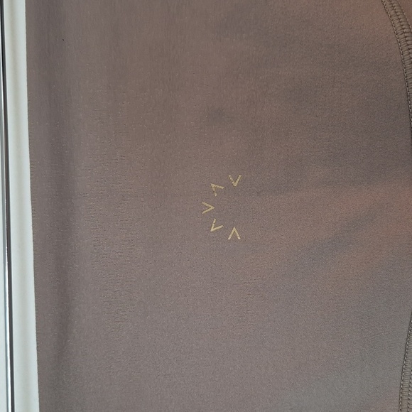 Varley Free Soft 25" High Rise Leggings Cropped Green/Taupe 4 Way Stretch - Picture 3 of 5